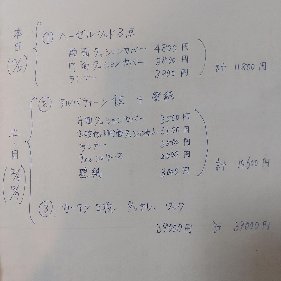 専用ご相談画面 ローラアシュレイ ヘーゼルウッド テーブルセンター