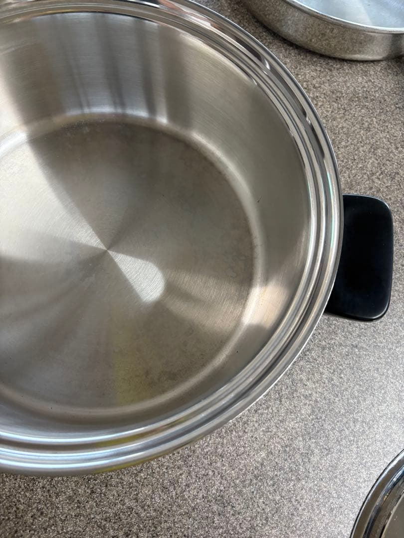 美品★ビタクラフト★5506 両手鍋 5.5L 蒸し器付き＆5511 フライパン