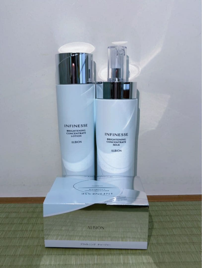 ALBION INFINESSE 美白化粧水・乳液セット「アルビオン」 - メルカリ