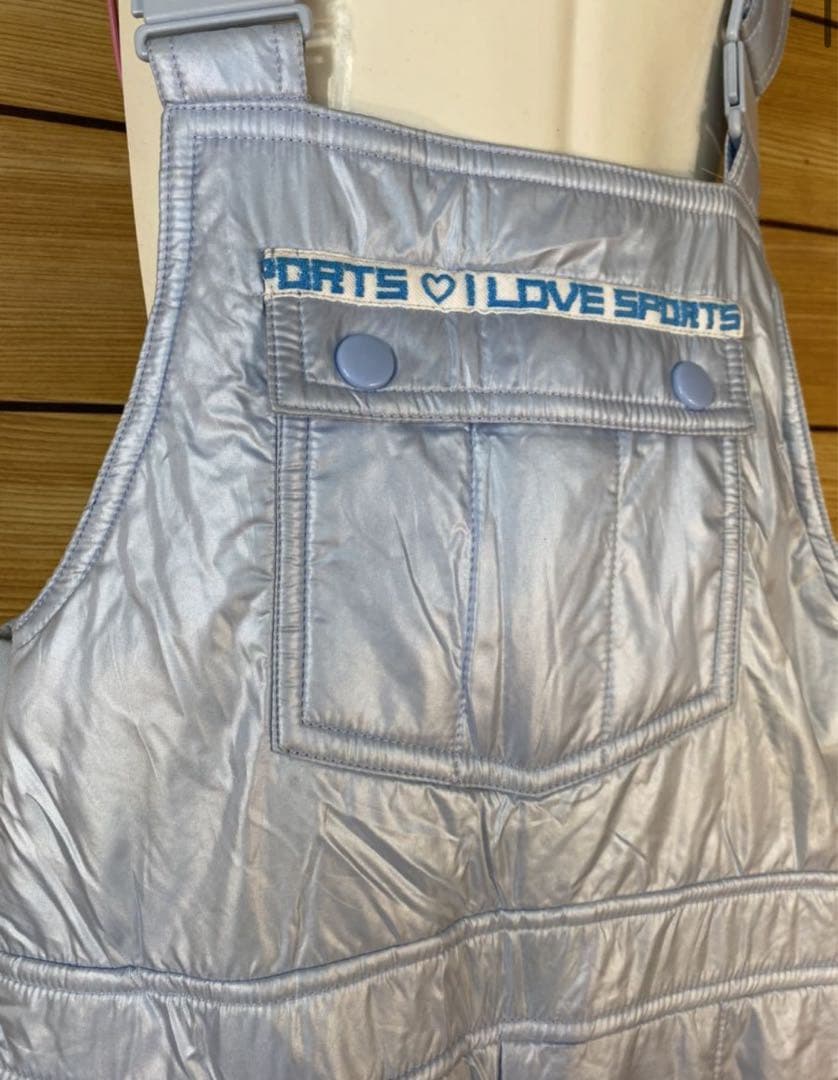 MIZUNO ブルーインパルス レディース Lサイズ オーバーオール シルバー