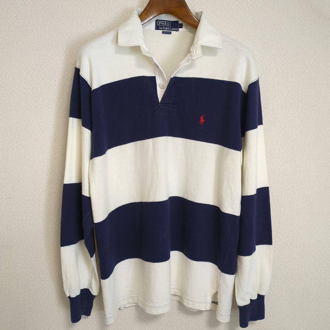 【人気色】90s Polo by Ralph Lauren ラガーシャツ 90s POLO by Ralph Lauren ラルフローレン ラガーシャツ XXL 古着 used