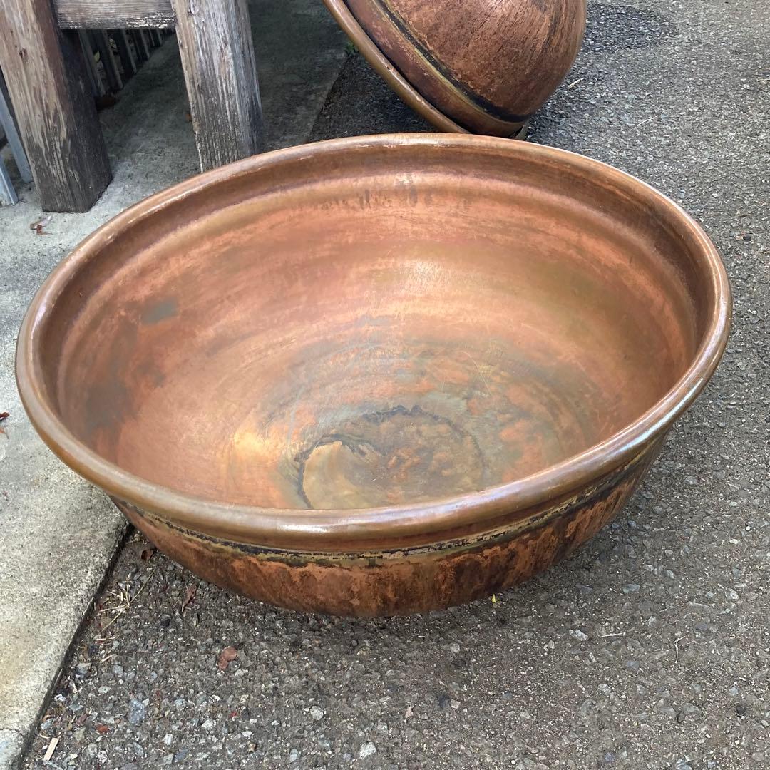 ★⭐︎業務用銅鍋 直径66cm 坊主鍋 ボーズ鍋 昭和レトロ③ 丸底鍋 銅 日本製 燕三条製 銅製 ボーズ鍋 18cm 1.6L 坊主鍋 新潟県