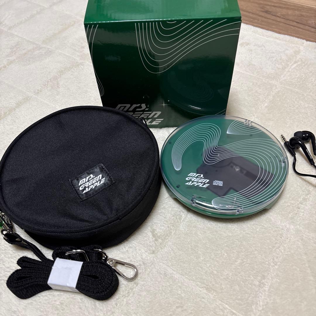 Mrs. GREEN APPLE ポータブルCDプレーヤー ショルダーバッグ付き