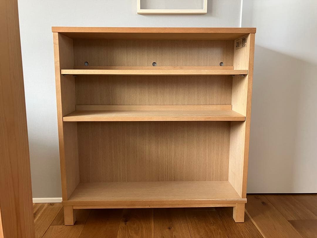 無印良品 本棚 薄型 木製収納 ロータイプ(販売終了品) - メルカリ