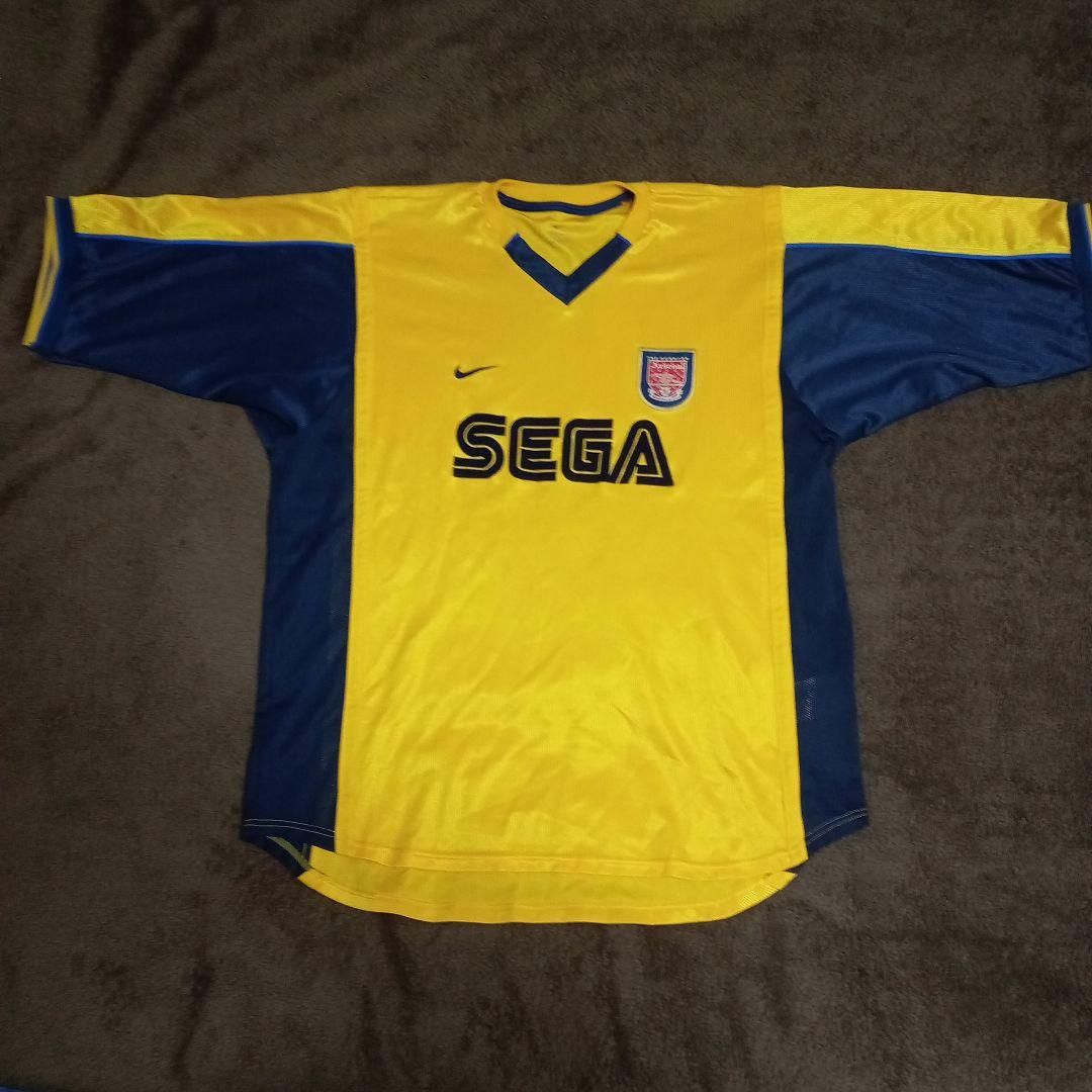 アーセナル Nike サッカーシャツ SEGA VINTAGE VERY RARE NIKE ARSENAL FC SEGA GOLD JERSEY KIT XXL | eBay