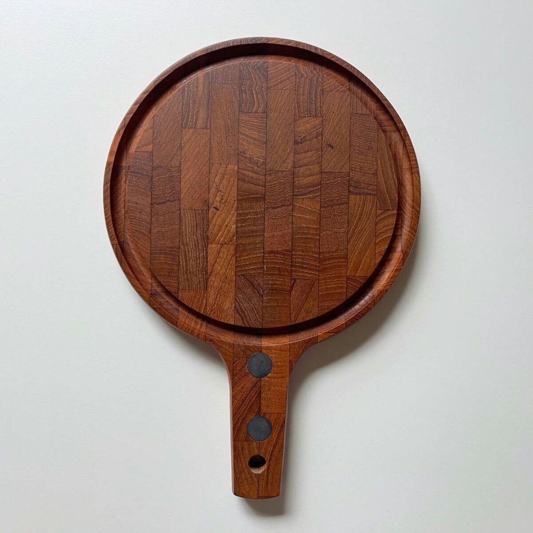 DISGMED チークトレイ　チーズボード デッドストック　未使用 デンマーク製 DIGSMED チーク回転トレイ ヴィンテージ