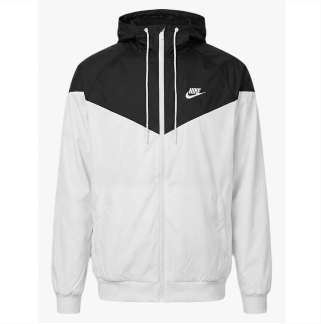 Nike ウィンドブレーカー ホワイト/ブラック 新品 - メルカリ