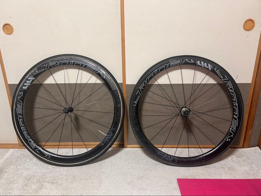 お値下げ！】CRODER チューブラーホイール ブラックリム - メルカリ