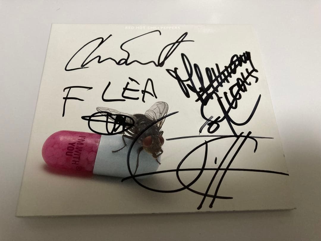 レア レッチリ 直筆 サイン CD red hot chili peppers - メルカリ