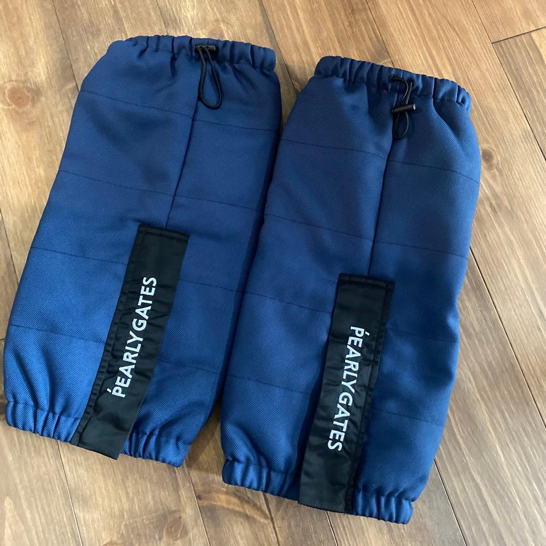 パーリーゲイツ レッグウォーマー ネイビー PG 美品 - メルカリ