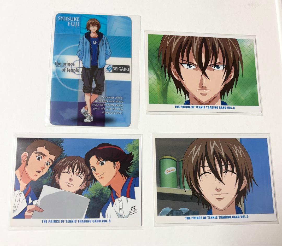 ★テニスの王子様★クリアカード＆トレーディングカード★不二周助★4枚セット★ 新テニスの王子様 テニプリ 不二周助 クリアカード トレーディング