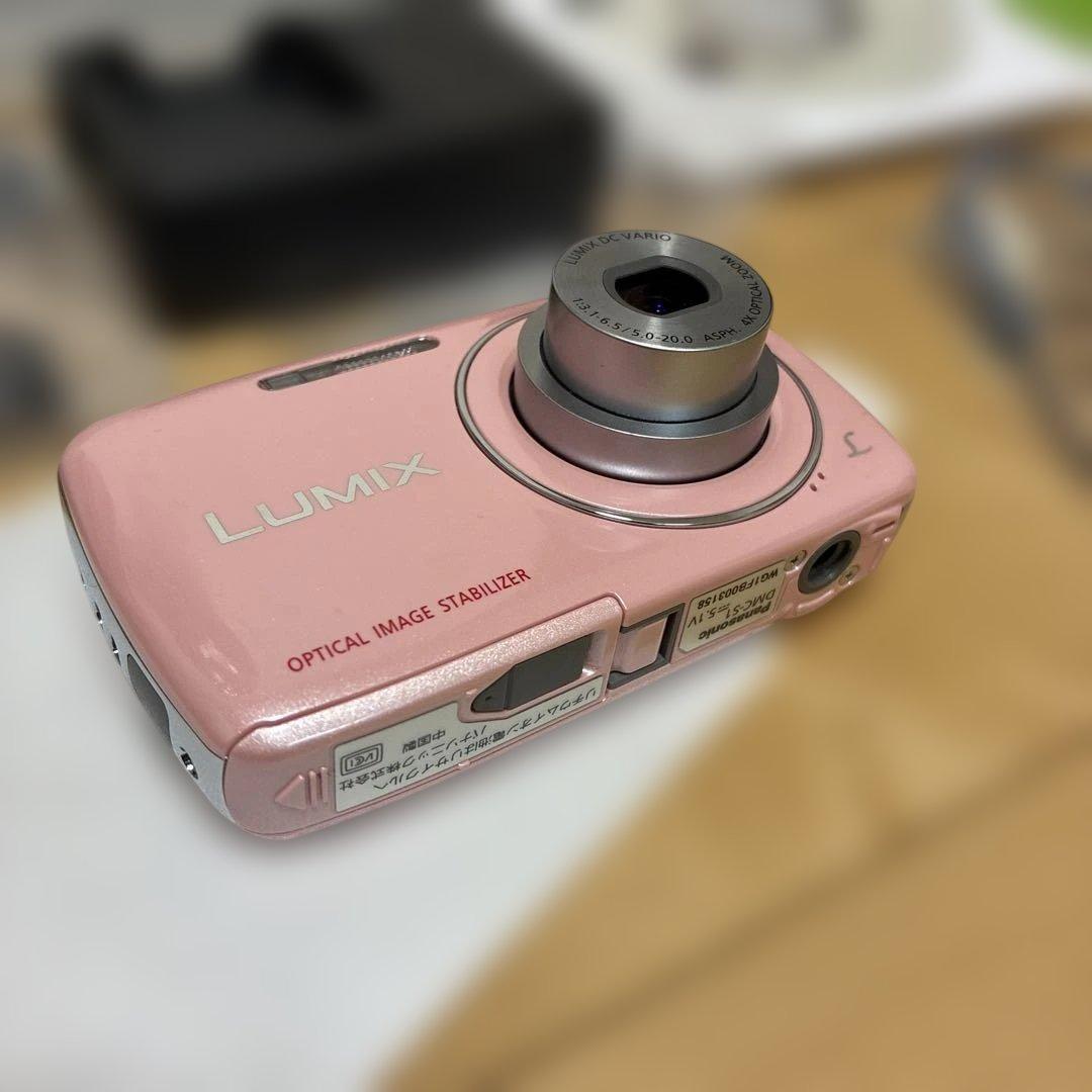 Panasonic LUMIX DMC-S1 ピンク 中古美品 付属品付き - メルカリ
