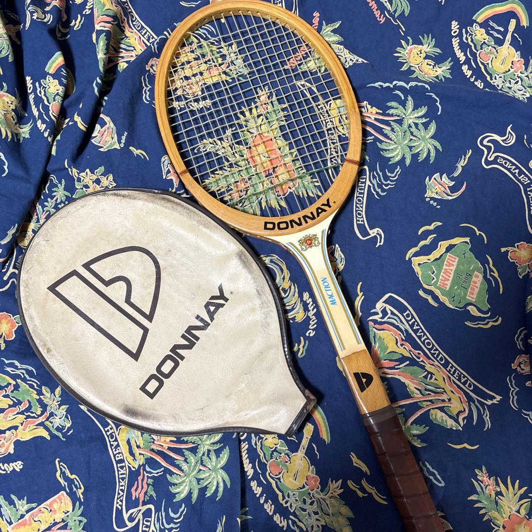 DONNAY ドネー レトロ テニスラケット カバー付き 昭和 - メルカリ