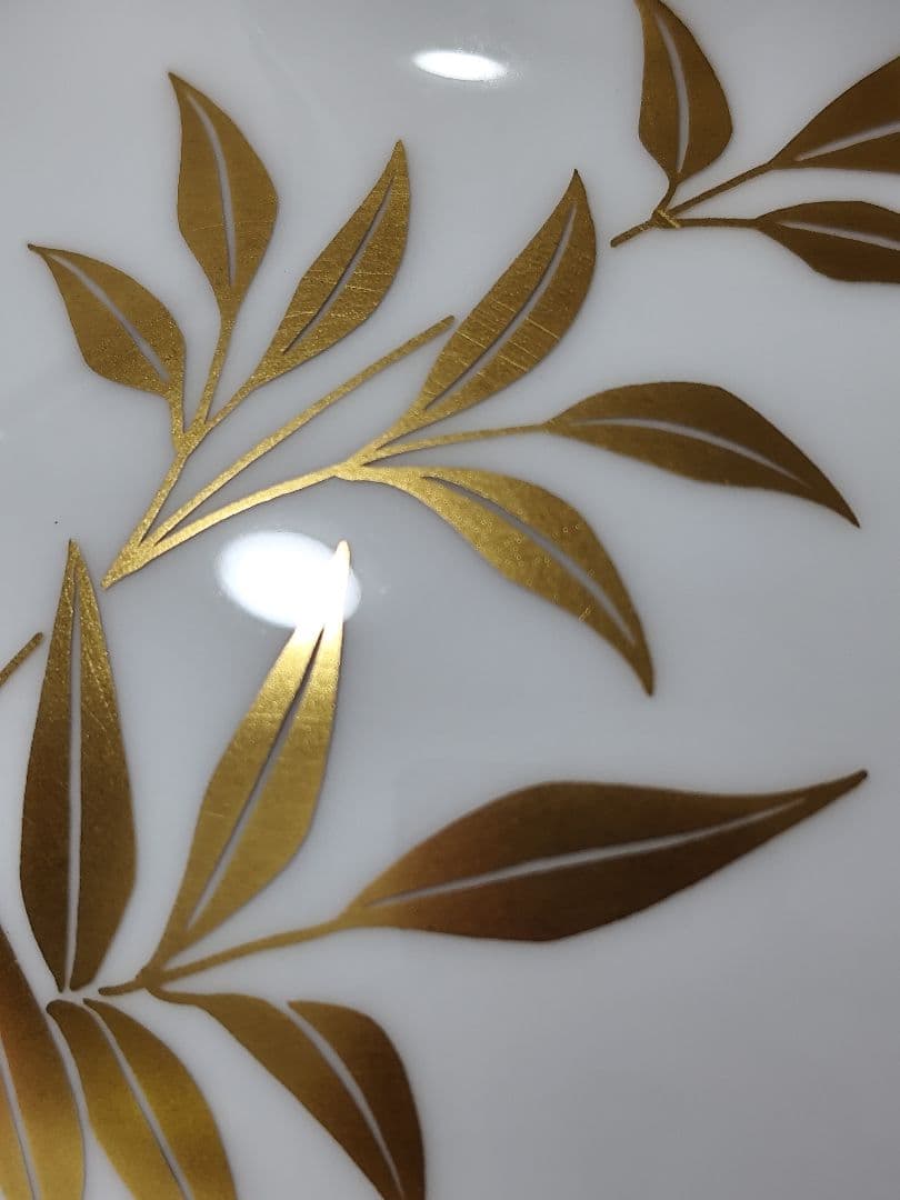 希少] 大倉陶園 OKURA 花瓶 花器 南天 金彩 フラワーベース - メルカリ