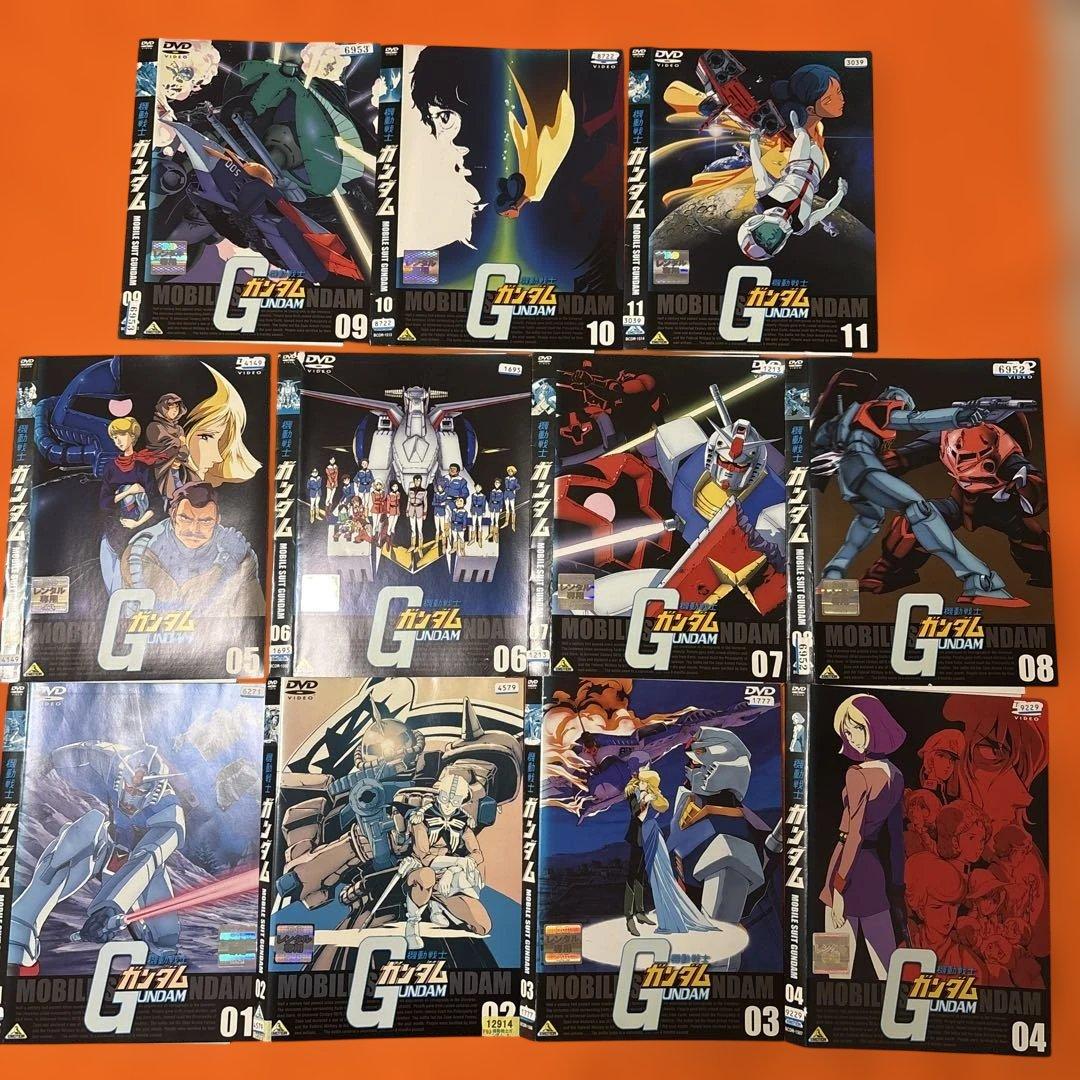 機動戦士ガンダム DVD 全巻セット アニメ 全11巻 - メルカリ
