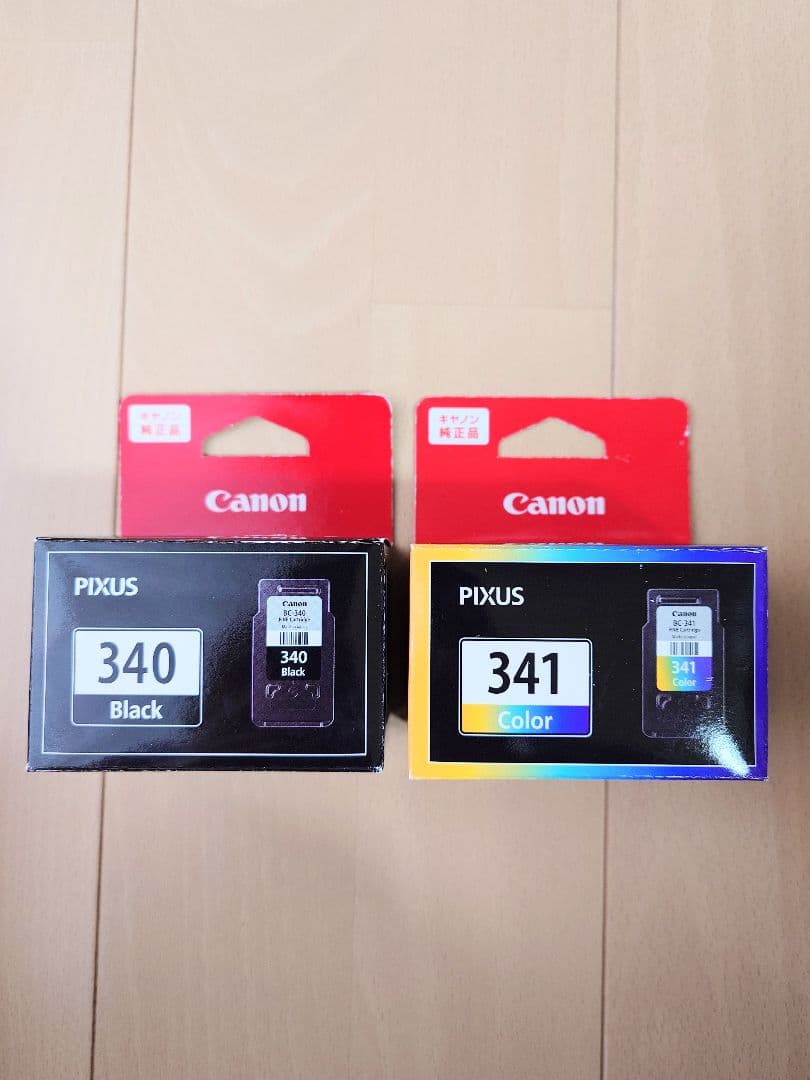 キャノン 純正 インク BC-340 BC-341 セット - メルカリ