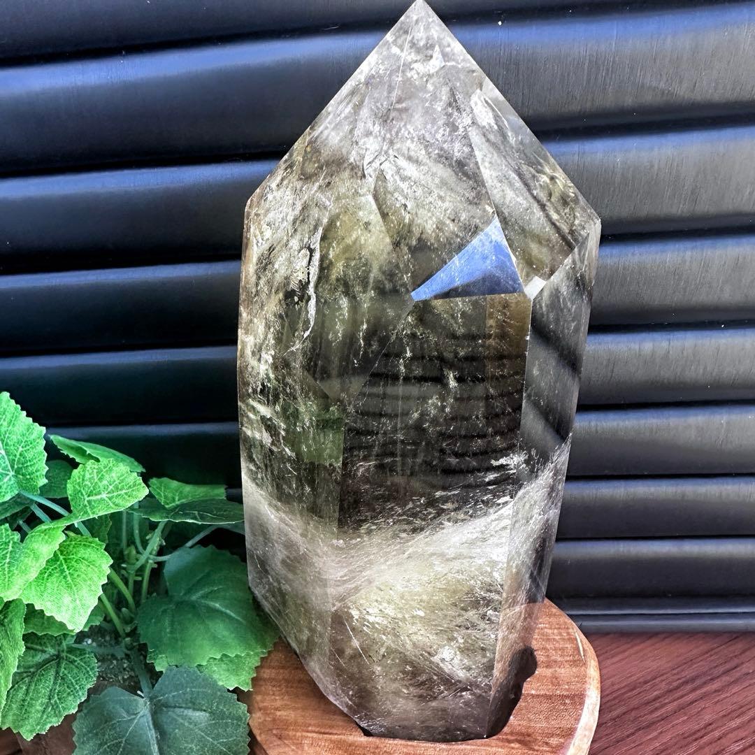 開運 魔除】巨大❗️ファントムレインボー煙水晶スモーキーシトリン