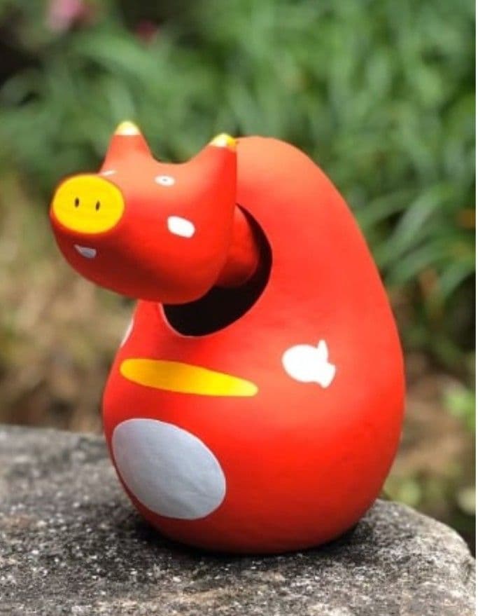 新品 BEAMS JAPAN × 寄藤文平 デザイン 赤ベコ 野沢民芸 - メルカリ