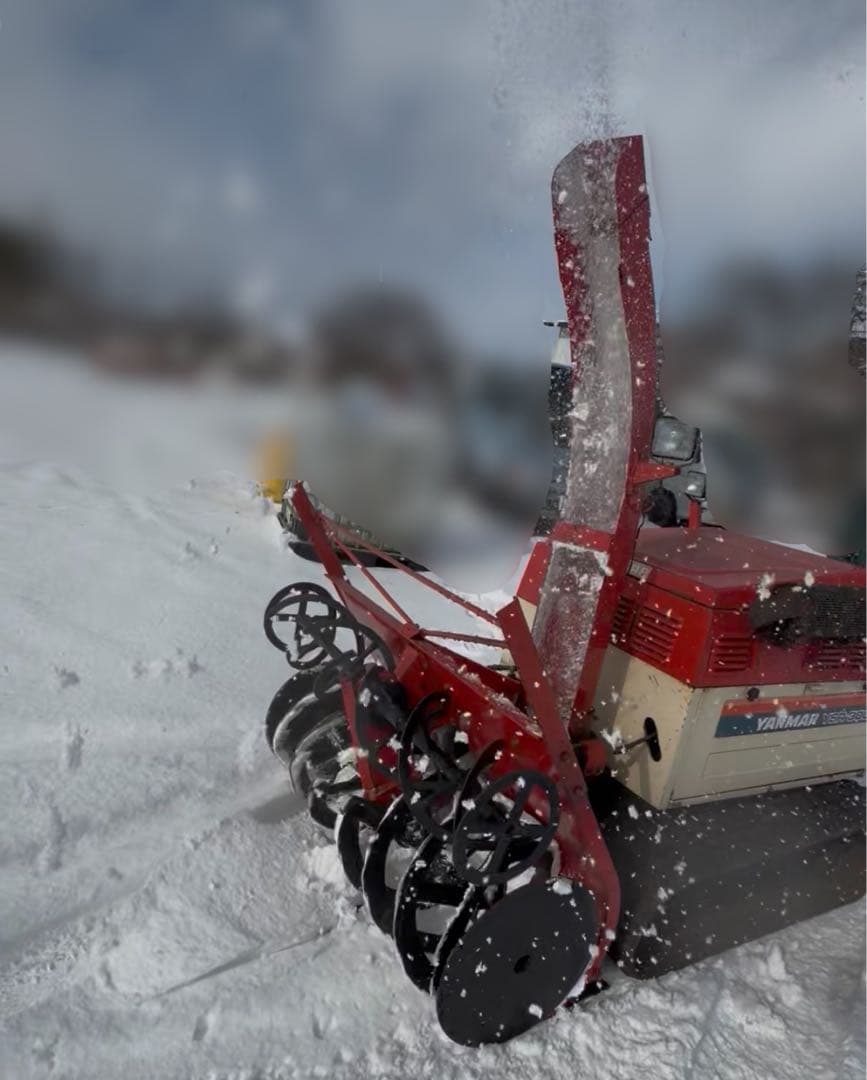 使用時間少！】30馬力 ヤンマー ディーゼル 除雪機 - メルカリ