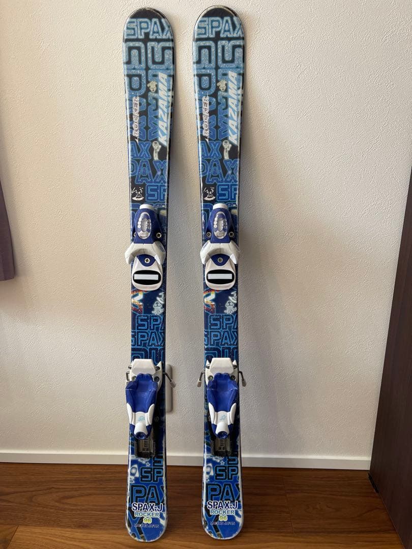 KAZAMA スキー板 96㎝ ブーツ19㎝ ストック75㎝ 収納ベルト - メルカリ