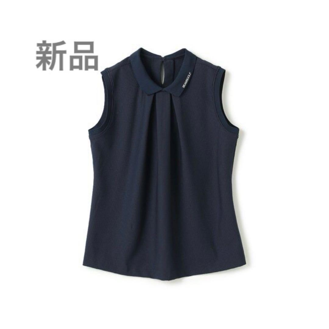 BEAMS GOLF ネイビー ノースリーブシャツ - メルカリ