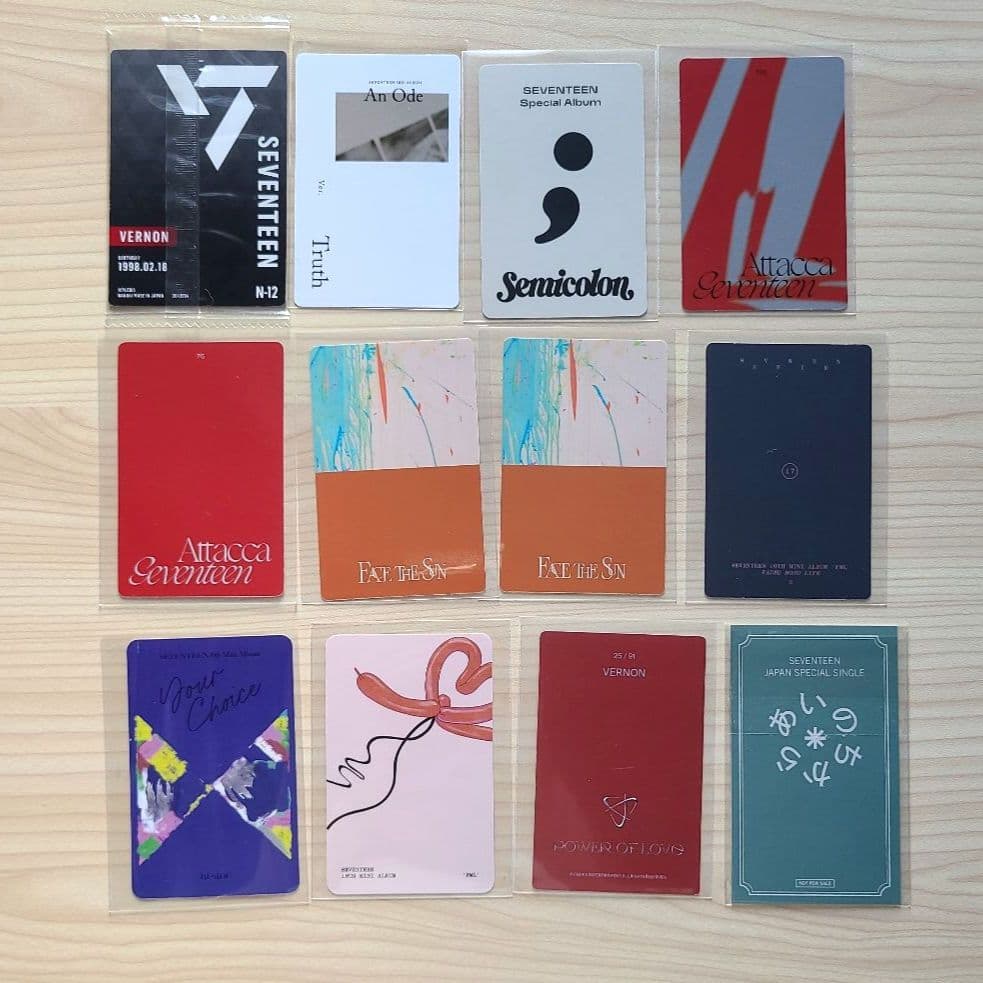SEVENTEEN バーノン トレカ セット おまけ フィギュア 付き - メルカリ
