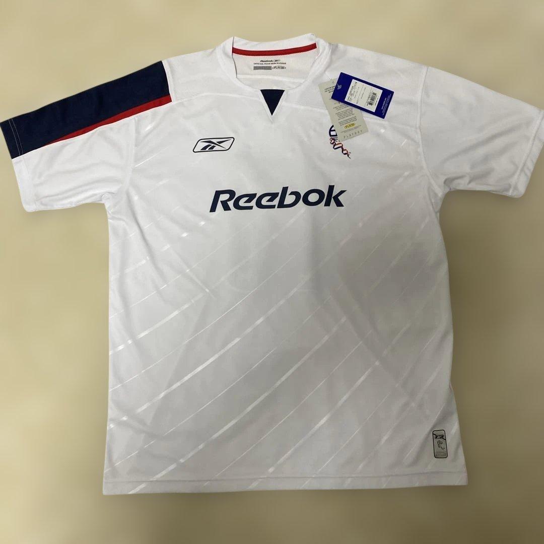 新品、未使用タグ付！ ボルトンReebok 中田英寿 ユニフォームXL - メルカリ