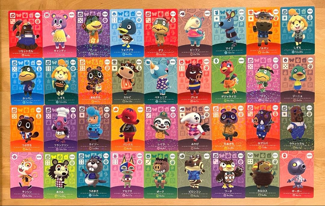 amiibo 39枚セット どうぶつの森 まとめ売り - メルカリ