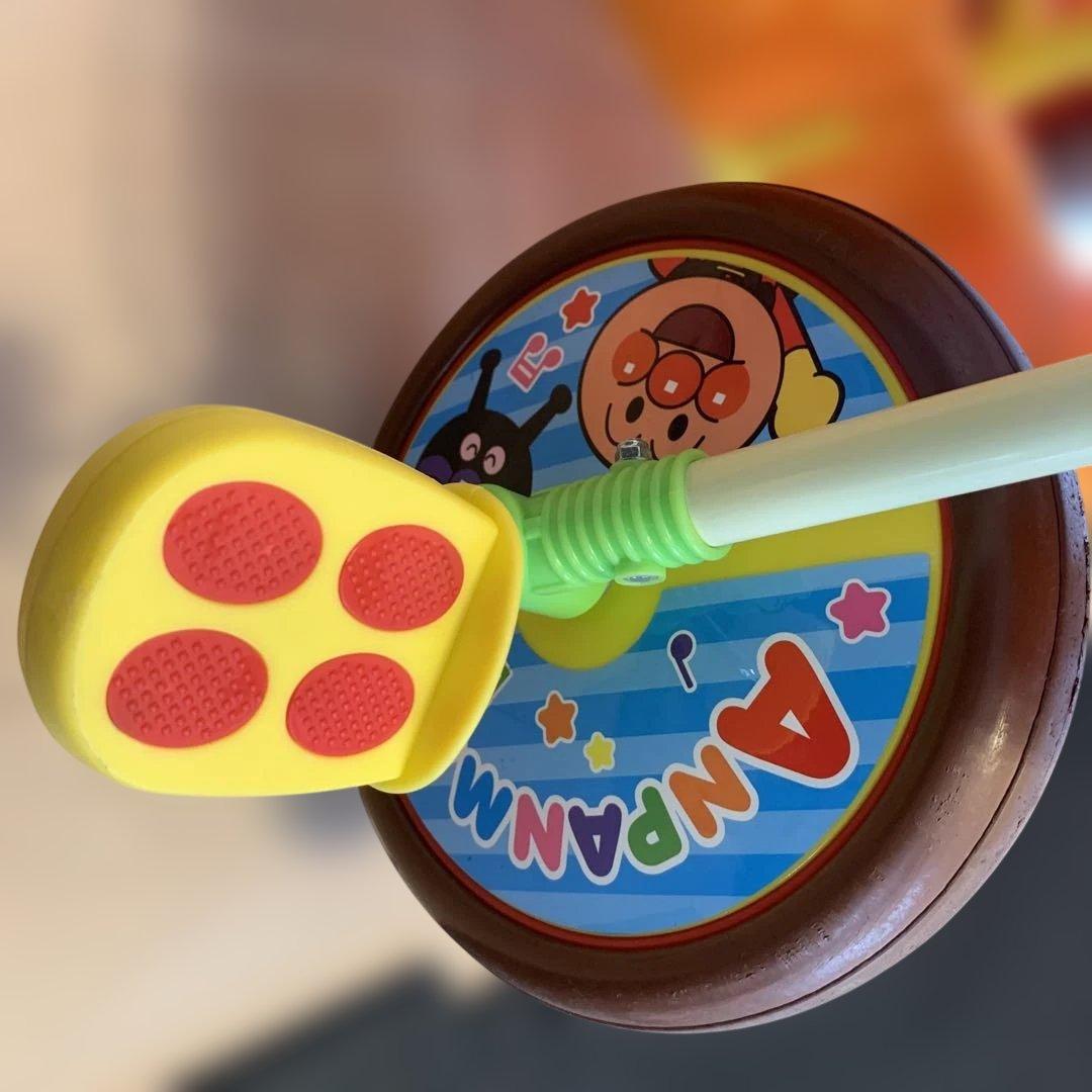 アンパンマン デラックスII 自転車 日よけ付き メロディ おしゃべりブザー