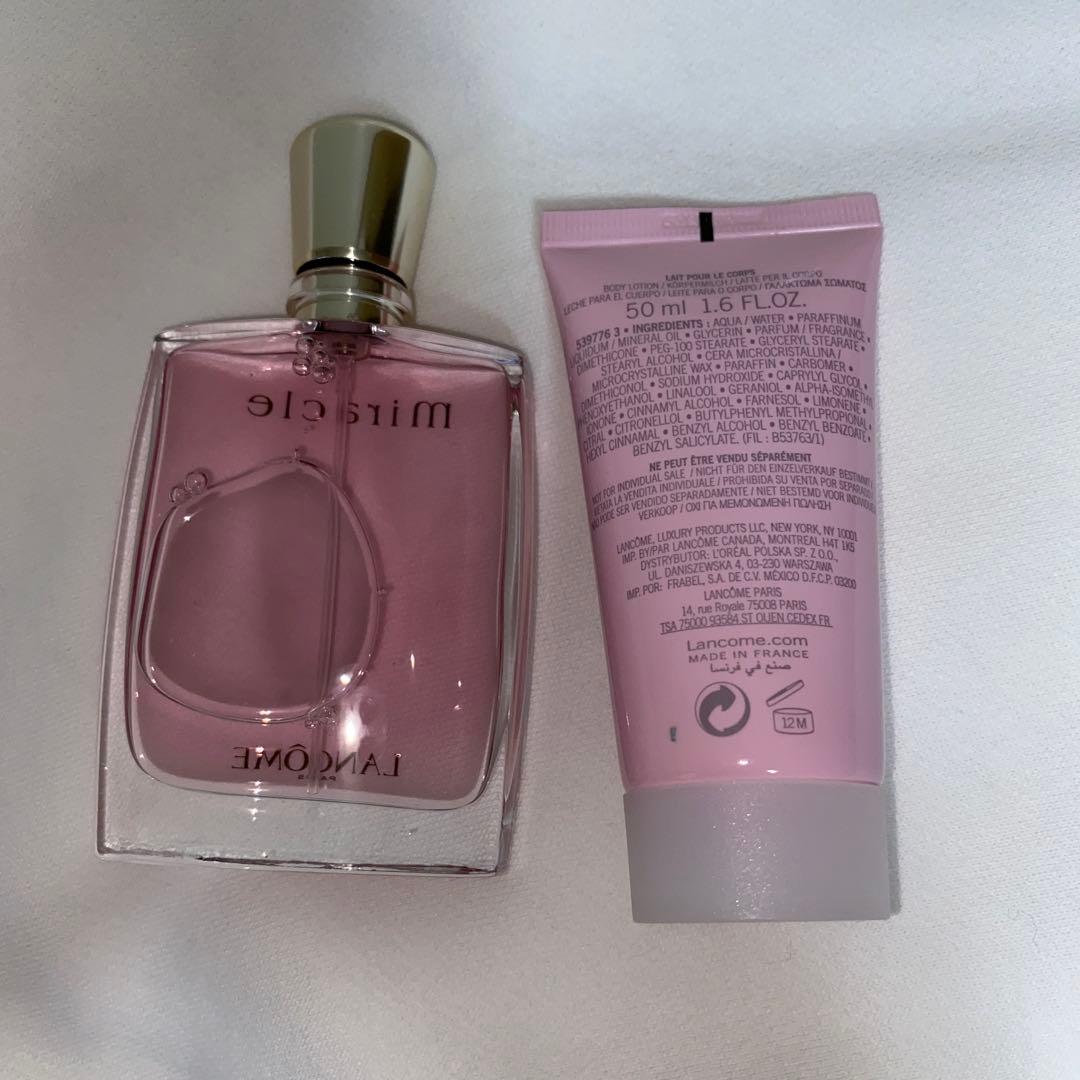 ランコム.ミラク.香水&ボディローションコフレセット - メルカリ