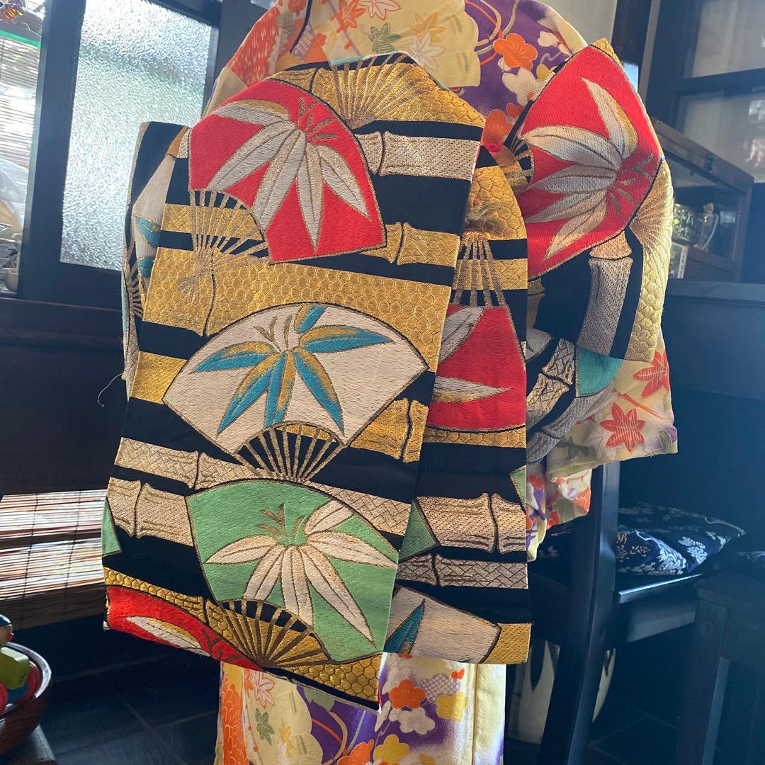 専用ハンドメイド だらり帯 七五三 作り帯 五歳〜七歳 アンティーク