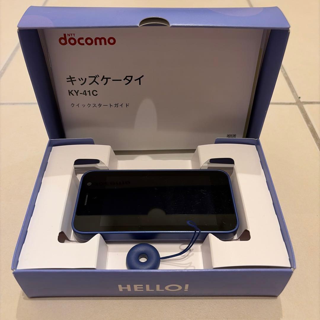 キッズケータイ ブルー KY-41C - メルカリ