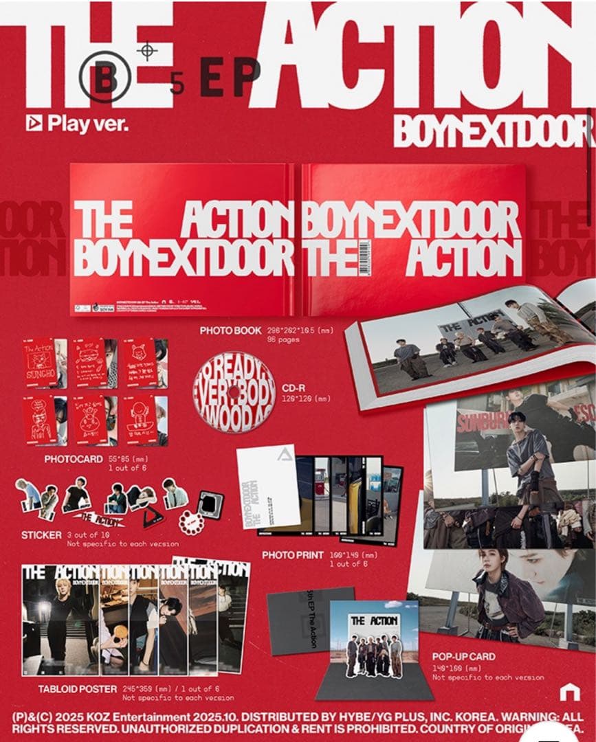 BOYNEXTDOOR アルバム CD THE ACTION リウ セット - メルカリ