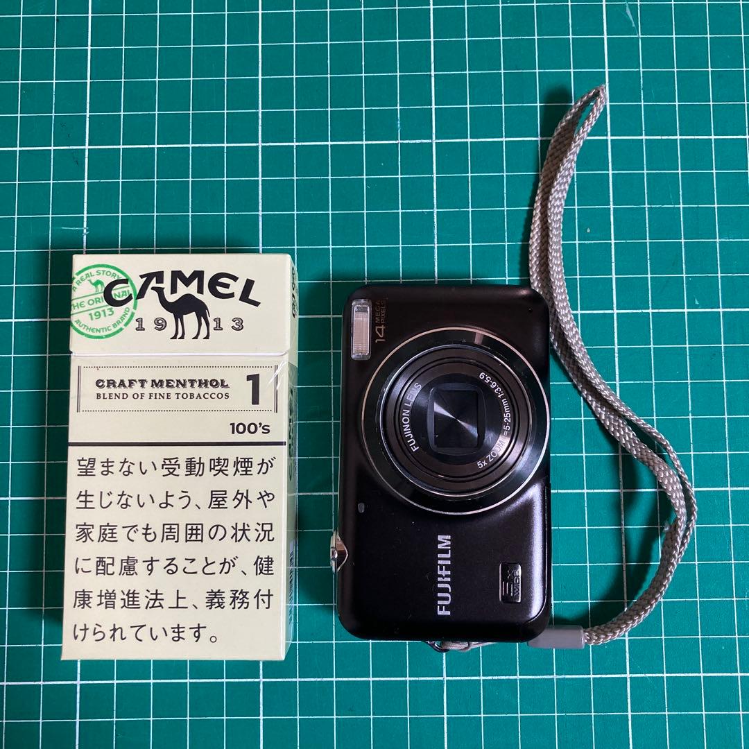 FUJI FILM JX280 ハンディデジカメ 粋なブラックボディ