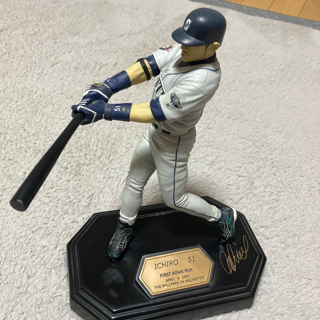 イチロー 初ホームラン フィギュア サイン入り - メルカリ