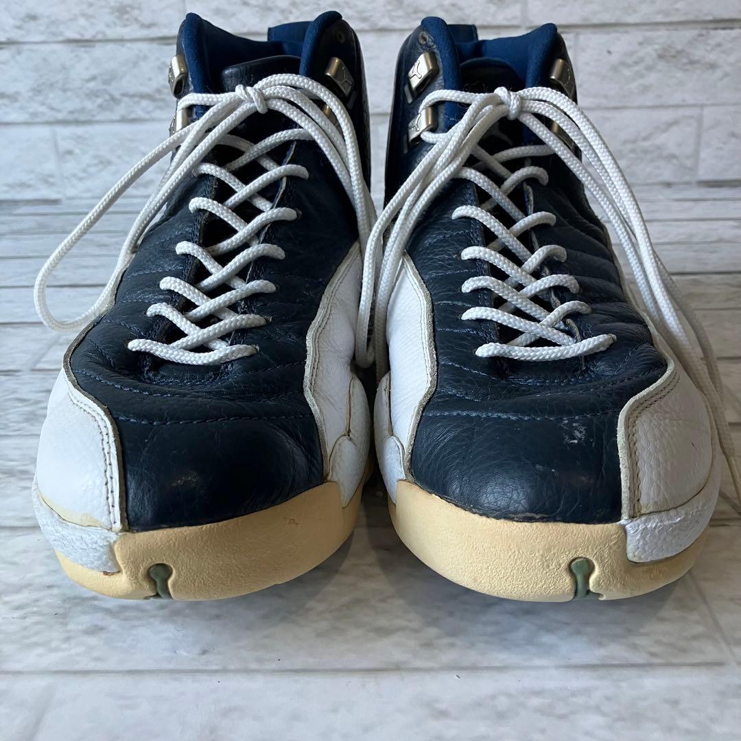 NIKE Air Jordan 12ネイビー/ホワイト 1996年製 28cm - メルカリ