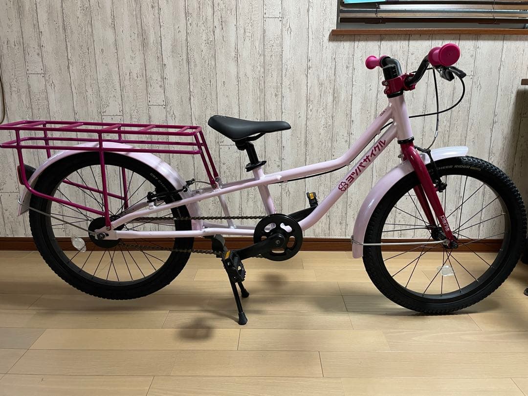 引取限定）ヨツバサイクル ピクニック20インチ ピンク色 2021年頃