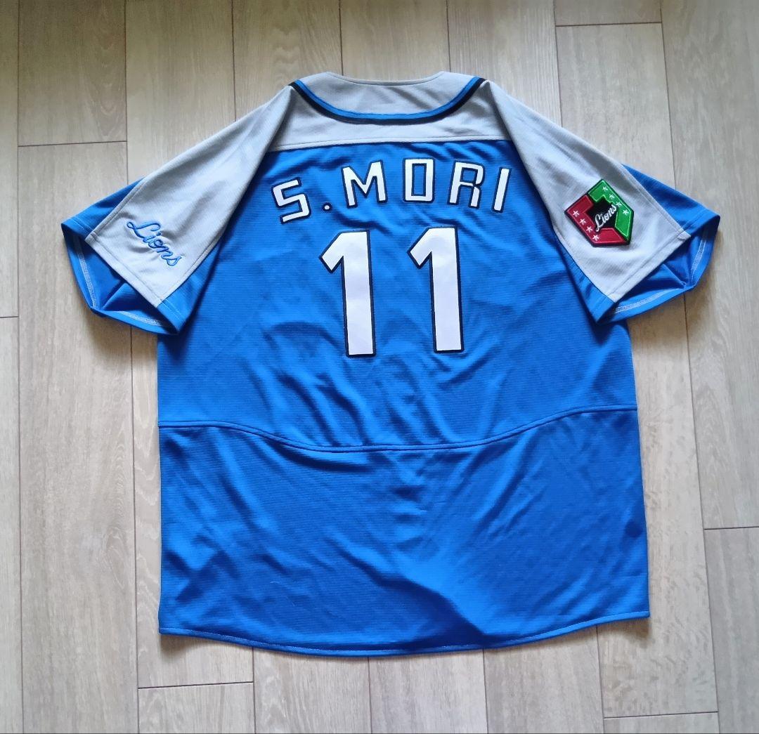 限定 タグ付】西武 ライオンズ 復刻 森 ビジター ユニフォーム L