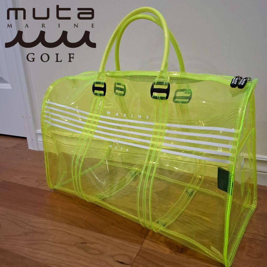 【ムータマリンゴルフ】人気スケルトン ゴルフボストンバッグ ロッカーバッグ muta MARINE GOLF（ムータマリンゴルフ） muta ボストンバッグ メンズ