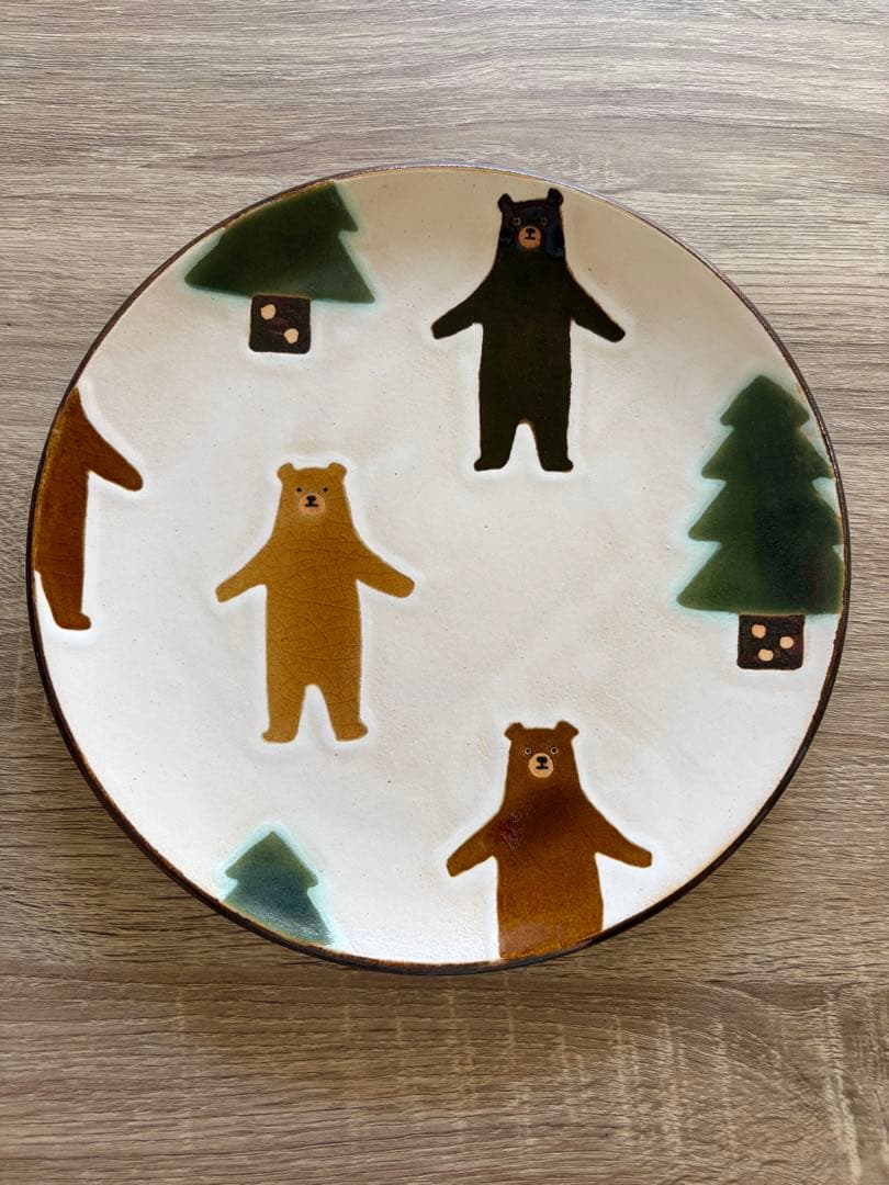 ヤッチとムーン 森とクマ大皿①※期間限定出品 - メルカリ
