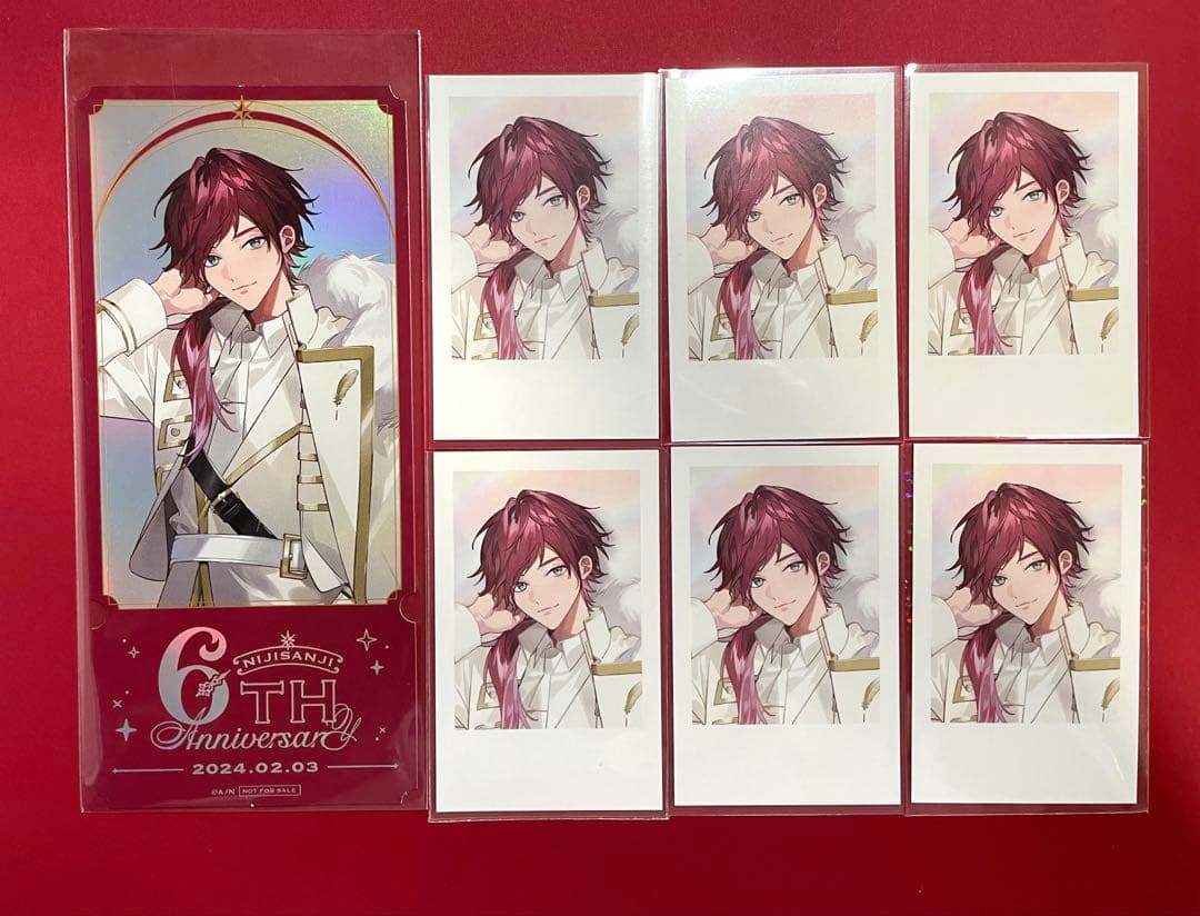 ローレン・イロアス チェキ6枚 特典カード1枚 セット にじさんじ