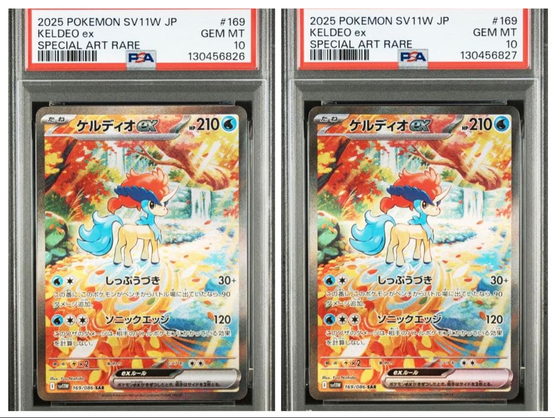 ポケモンカード　ケルディオex sar psa10 二連番 ケルディオex SAR PSA10 ポケモンカード SV11W JP #169 GEM MT｜Yahoo