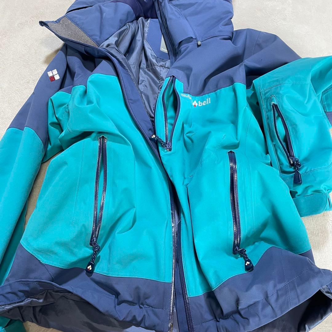 モンベル スキーウェア 中綿ジャケット マウンテンパーカー 2way M