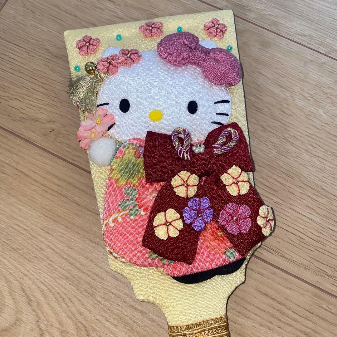 新品未使用】1999年製♡キティ♡羽子板♡縁起物 ちりめん♡レア - メルカリ