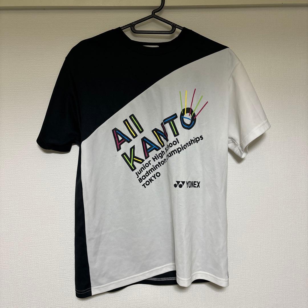 ヨネックスyonex ALLKANTOオール関東大会バドミントン記念Tシャツ 白