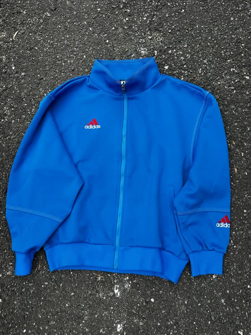 adidas トラックジャケット デサント製 90s AP-2731 - メルカリ