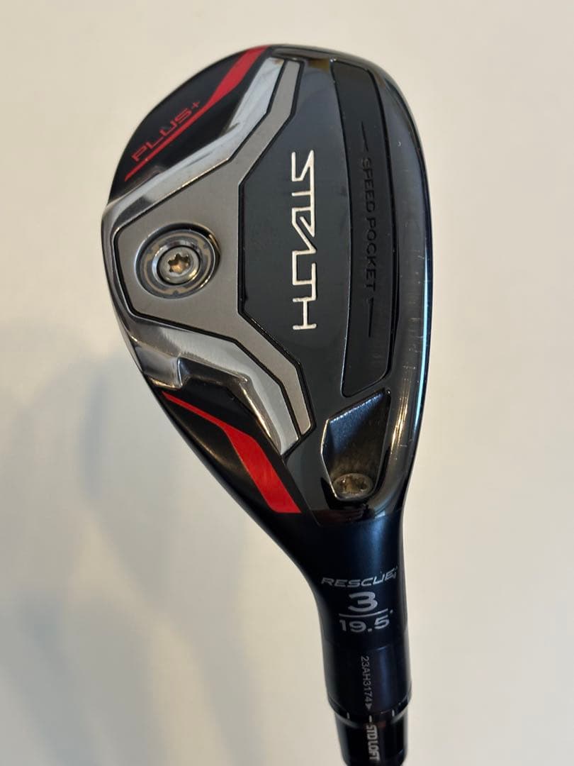 美品】テーラーメイド Stealth Plusレスキュー #3 純正カバー2個