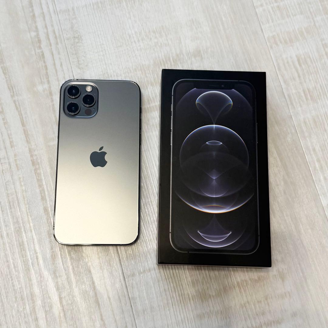 Apple iPhone 12 Pro 256GB グラファイト 本体 - メルカリ