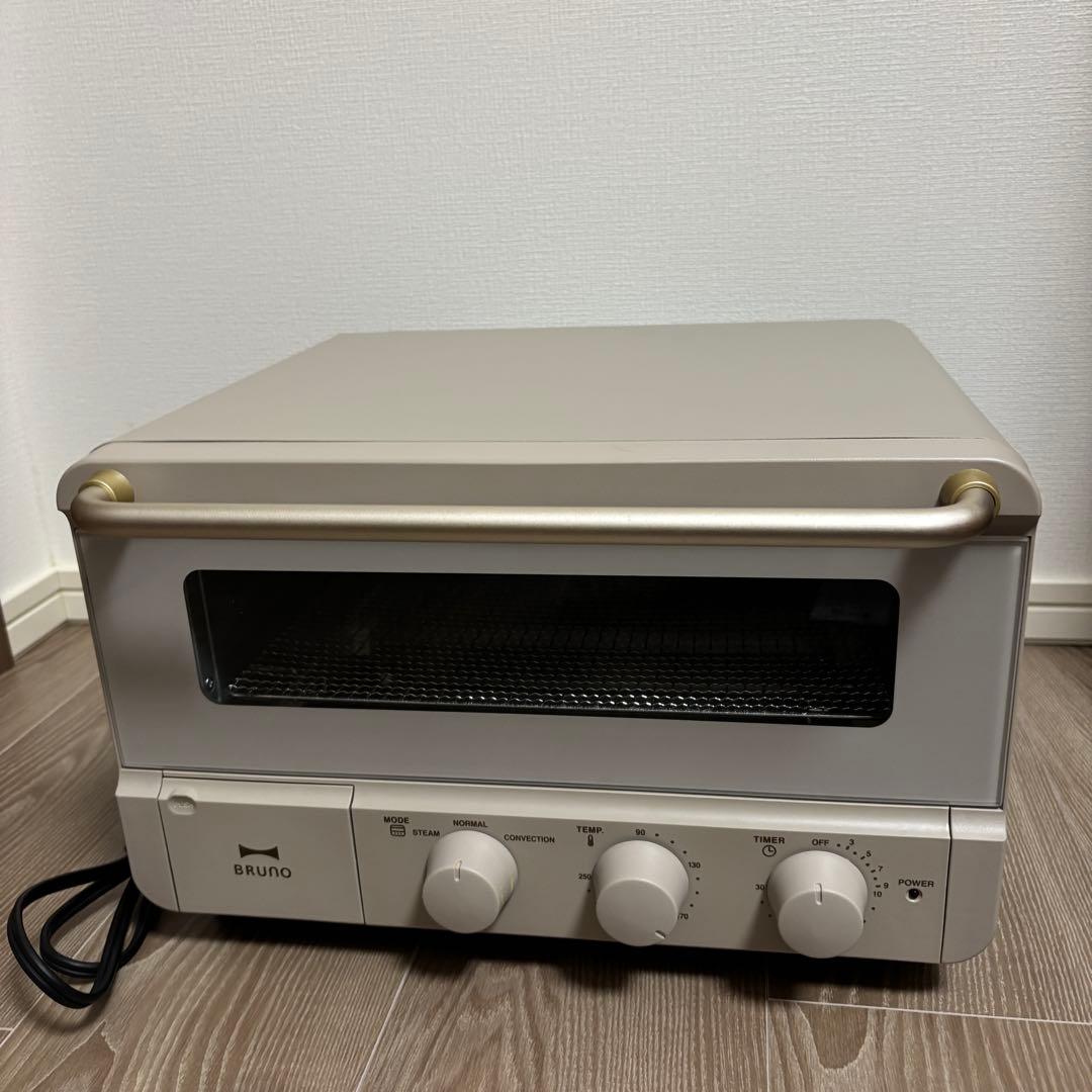 BRUNO ブルーノ スチームアンドベイクトースター グレージュ BOE067 スチーム＆ベイク トースター crassy＋ グレージュ BOE067-GRG BRUNO