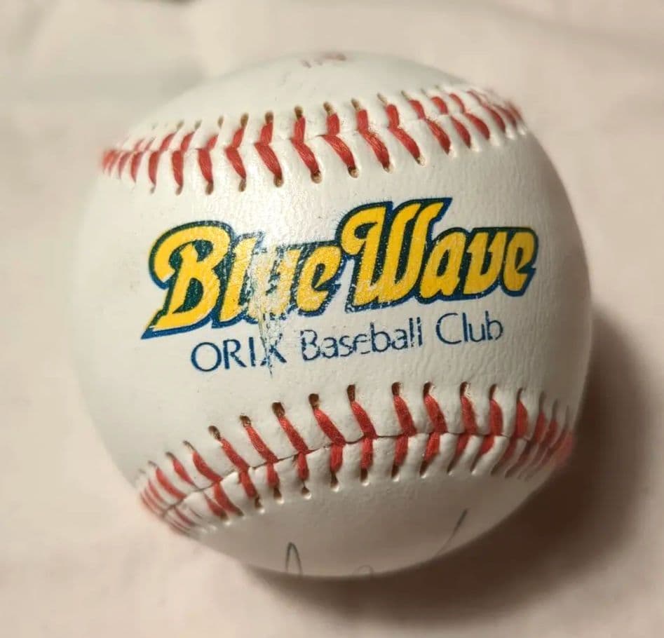 希少 イチロー オリックス・ブルーウェーブ 時代 プリントサインボール